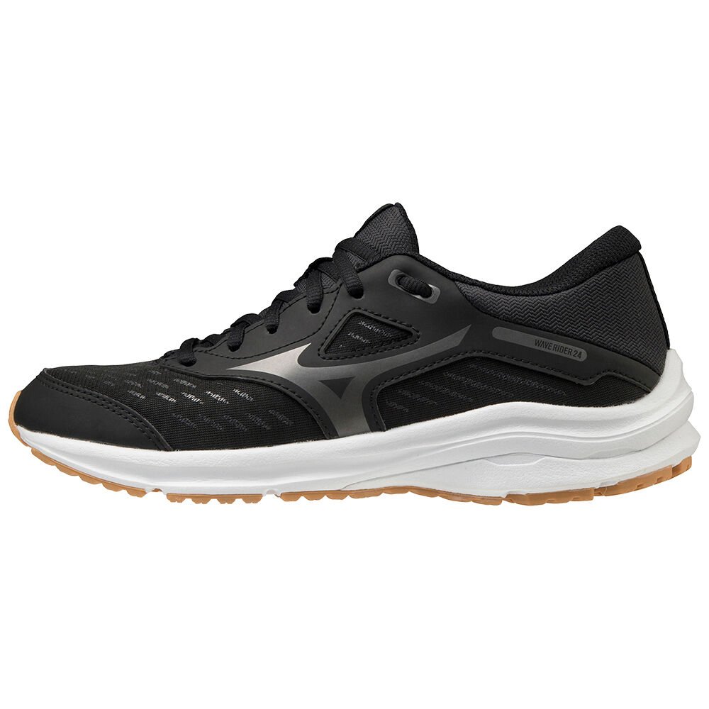 Sapatilhas Running Mizuno Wave Rider 24 - Mulher - Pretas/Cinzentas - ANBMY3519